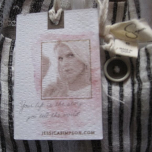 Jessica Simpson 2Pc Short Sleeve Top with Spandex - Picture 4 of 5